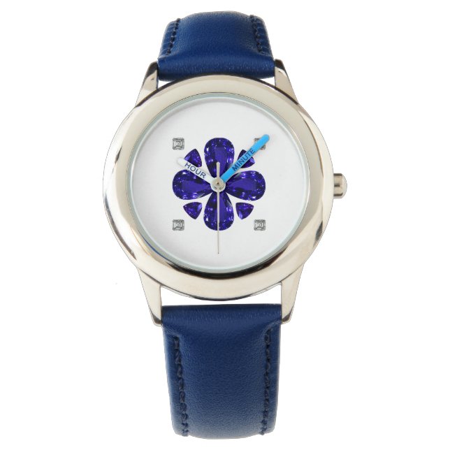Montre Clocher bleu (devant)