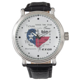 Montre Cloud Texas Love-Word+Indicateur en forme de coeur