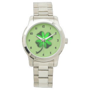 Montre Clover vert irlandais