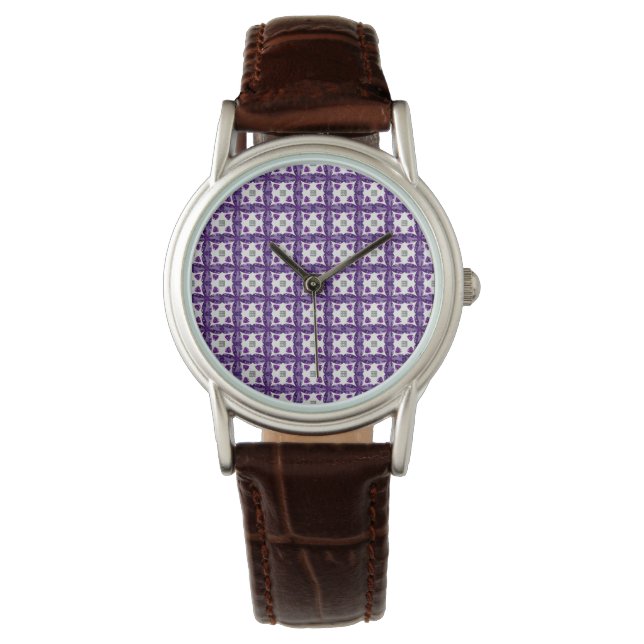 Montre Clover violet (devant)