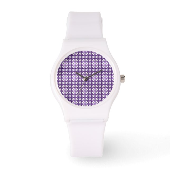 Montre Clover violet (Recto)