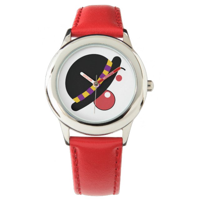 Montre Clown Abstrait d'art (devant)
