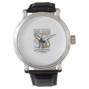 Montre Club Chat Anatomie du Chat Diagramme Scientifique 