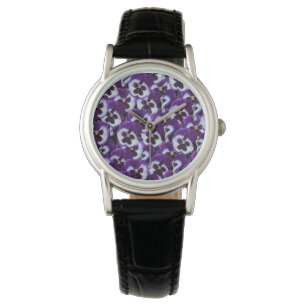 Montre Clusters de panneaux blancs violets : Harmonieux g