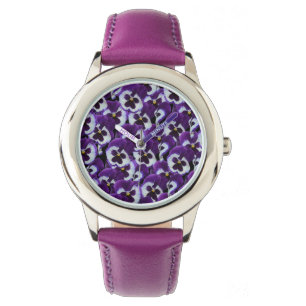 Montre Clusters de panneaux blancs violets : Harmonieux g