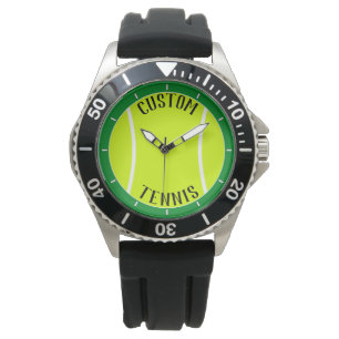 Montre Coach de tennis ou joueur Nom d'équipe personnali