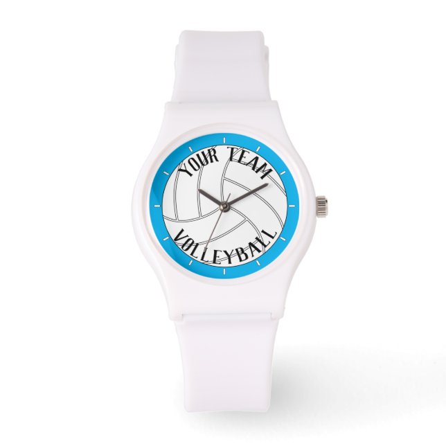 Montre Coach de volley-ball ou joueur Personnalisé Nom de (Recto)
