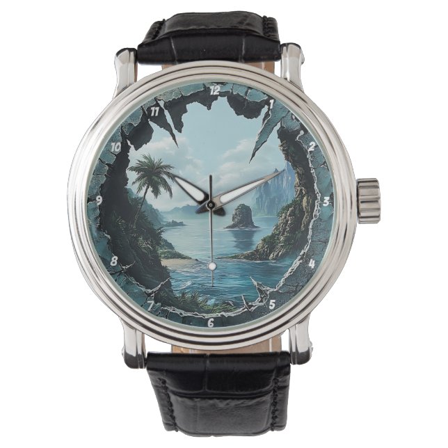 Montre Coastal Gaze" - Nautical Window (devant)