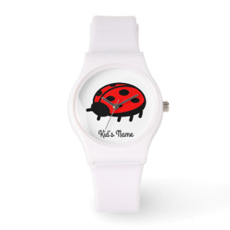 Montre coccinelle rouge