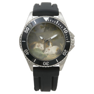 Montre Cochons de Guinée (par George Morland)