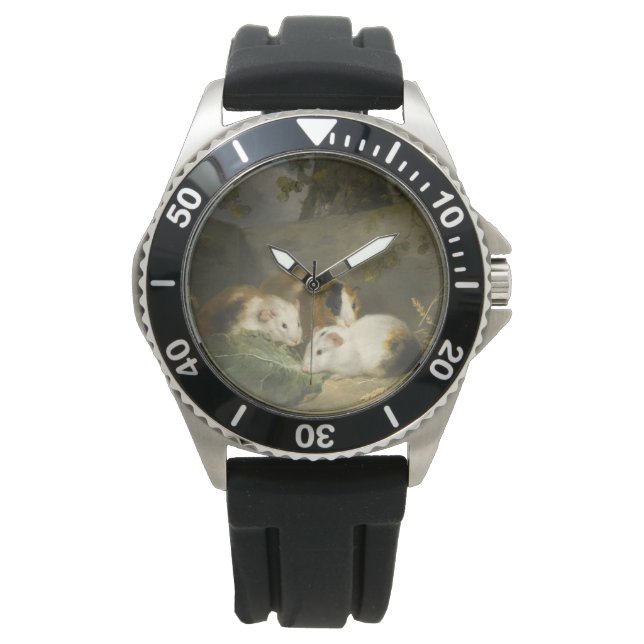 Montre Cochons de Guinée (par George Morland) (devant)