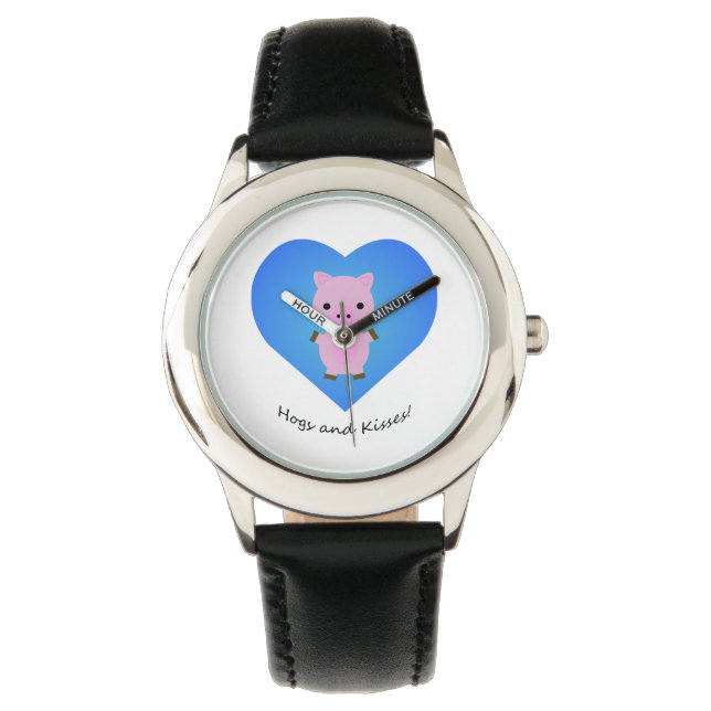 Montre Cochons et baisers (devant)