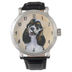Montre Cocker Spaniel (Parti) Peinture - Art Chien origin