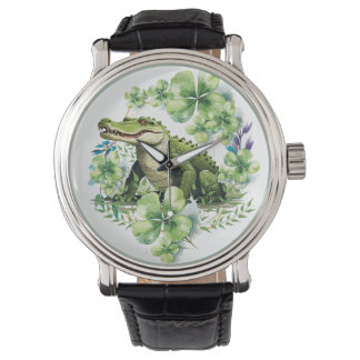Montre cocodrille 