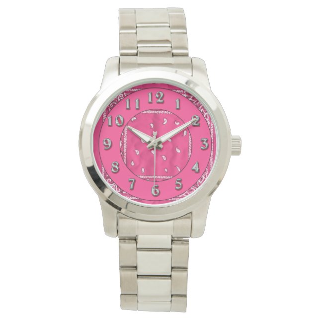 Montre Code du mouchoir rose (devant)