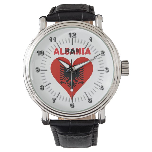 Montre Coeur albanais (devant)
