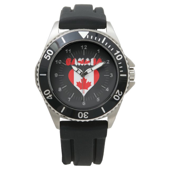 Montre Coeur canadien (devant)