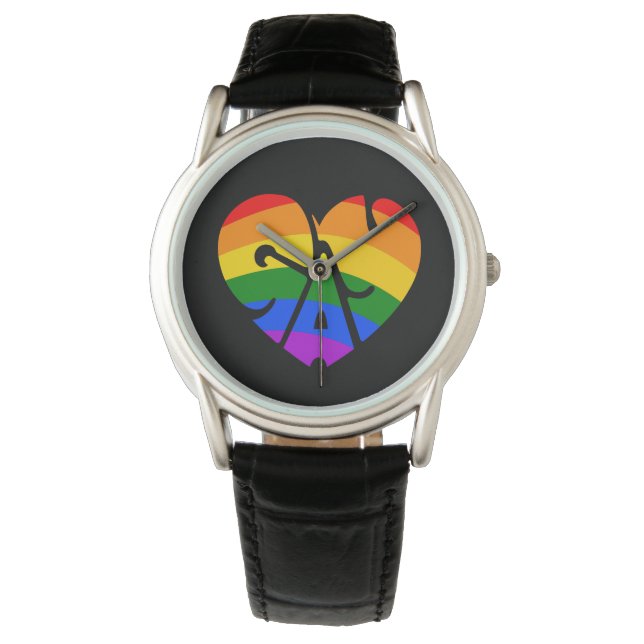 Montre Coeur gay (devant)