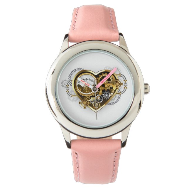 Montre Coeur vapeur avec un manomètre (devant)