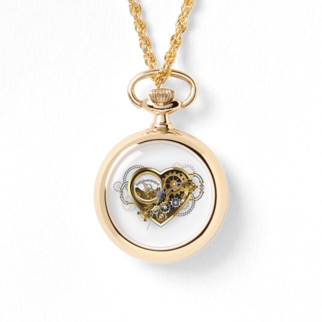 Montre Coeur vapeur avec un manomètre (Recto)