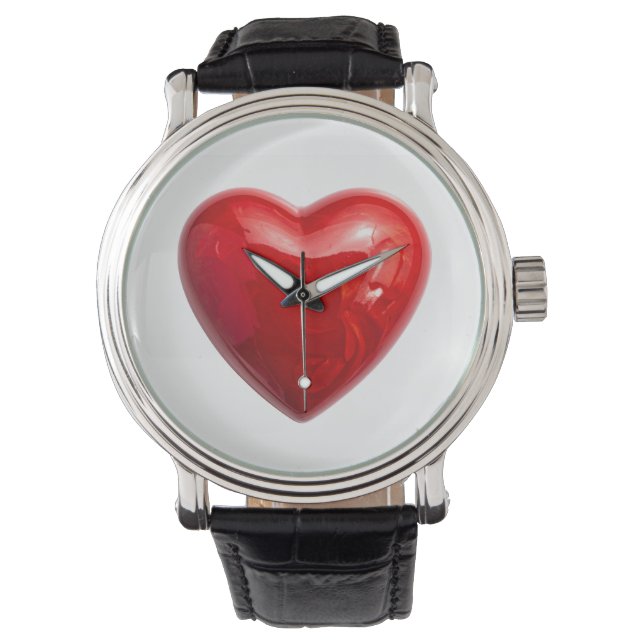 Montre Cœurs rouges (devant)