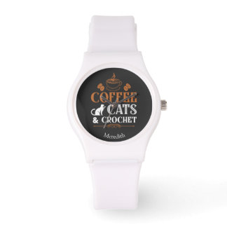Montre Coffee Cats et Crochet eWatch