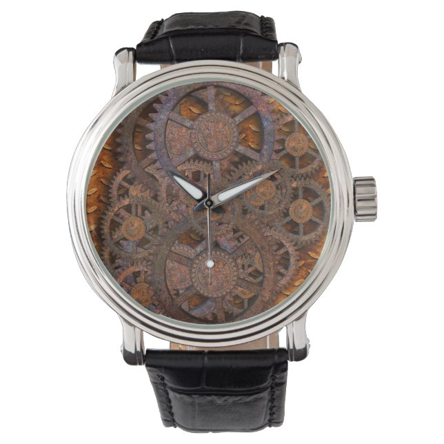 Montre Cogs Rusty Steampunk (devant)
