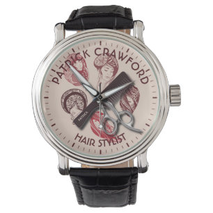 Montre Coiffeur de coiffeur ou salon de beauté avec le