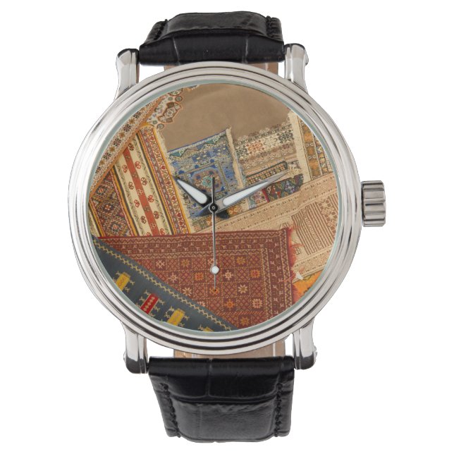 Montre Collage de tapis en gros plan (devant)