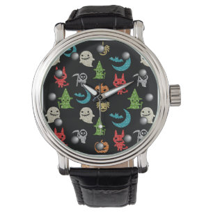 Montre Collage mignon éffrayant de parties scintillantes