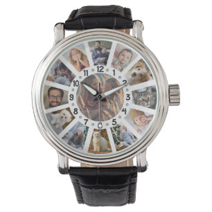 Montre Collage photo famille Easy 13 photos avec des chif