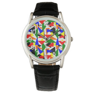 Montre Collage triangulaire