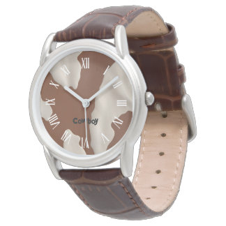 Montre Collection élégante de luxe tendance en cuir de va