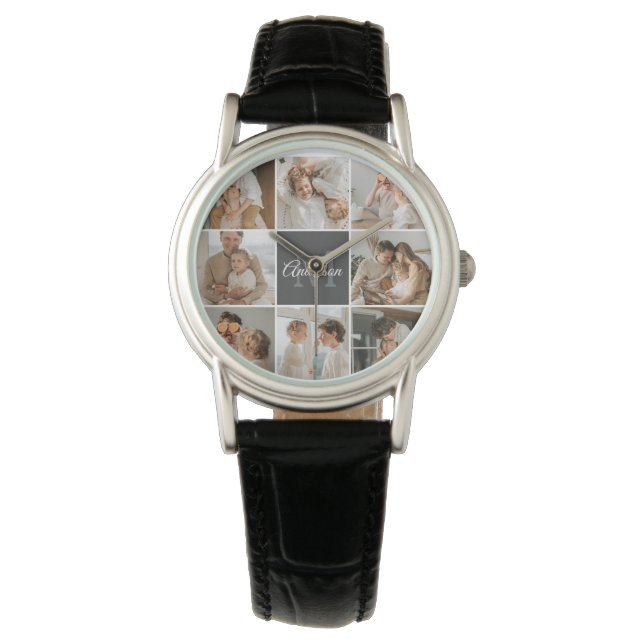 Montre Collection Famille Moderne Photo & cadeau personna (devant)