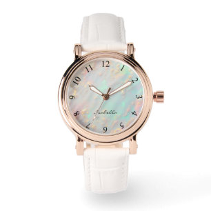 Montre Collection Luxe Tendance Rose Pâle Menthe Douce Or
