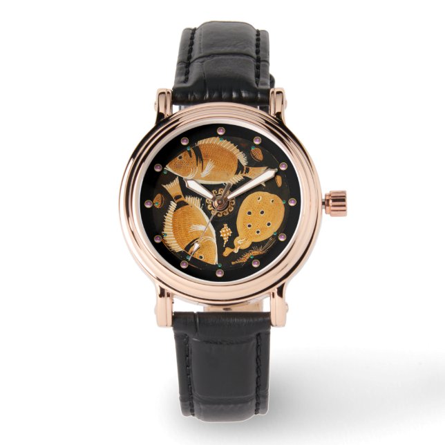 MONTRE COLLECTION POMPÉII / POISSONS, OCÉAN - ESPACE DE V (Recto)