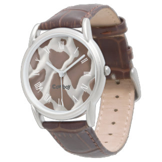 Montre Collection Tendance de Luxe en Cuir de Vache Synth