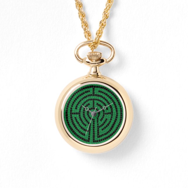 Montre collier en or LABYRINTH XI (Recto)
