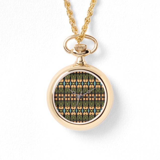 Montre Collier en Or NOCTURNE (Recto)