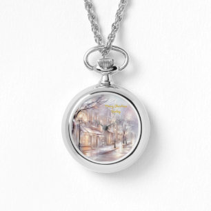 Montre Collier eWatch- Romantique Vintage