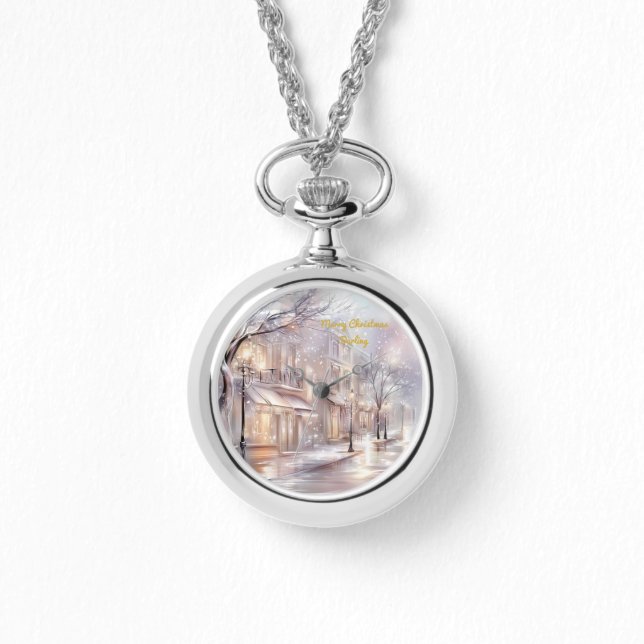 Montre Collier eWatch- Romantique Vintage (Recto)