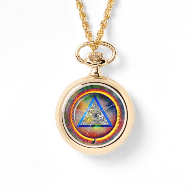 Montre Collier Pendentif L'Œil de la Providence (Recto)