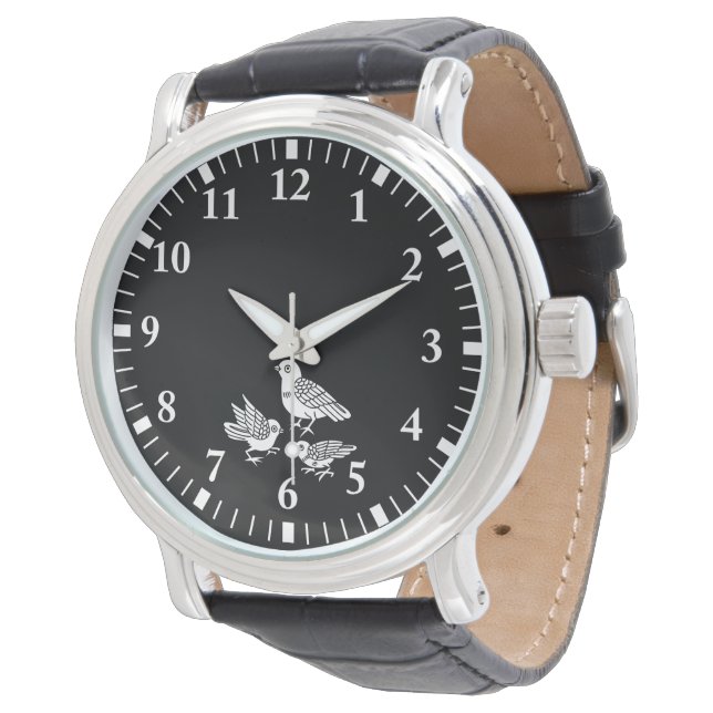 Montre Colombe avec des enfants (Incliné)