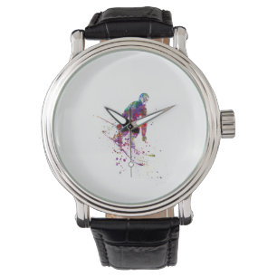 Montre color d'eau skier