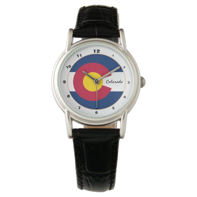 Montre Colorado Drapeau & Colorado mode USA /design (devant)