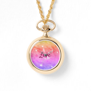 Montre Coloré arc-en-ciel amour fierté lgbtq gay motif te