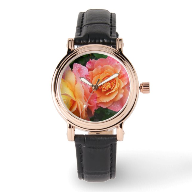 Montre Coloré ombre photo rose (Recto)