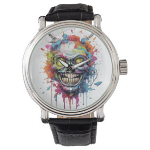 Montre Colorful Alien Head Space Aliens Martians