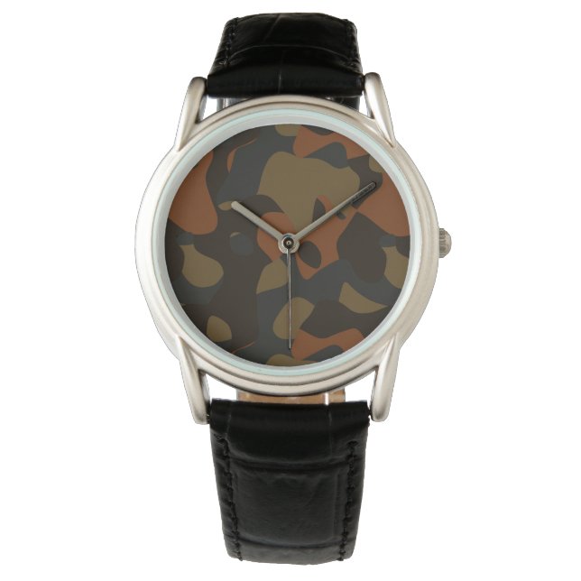 Montre colorful camo abstract (devant)