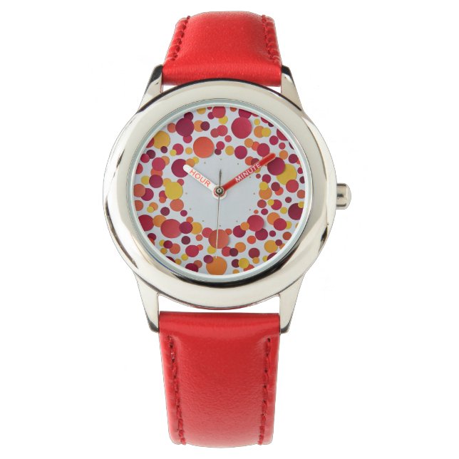 Montre colorful dots (devant)